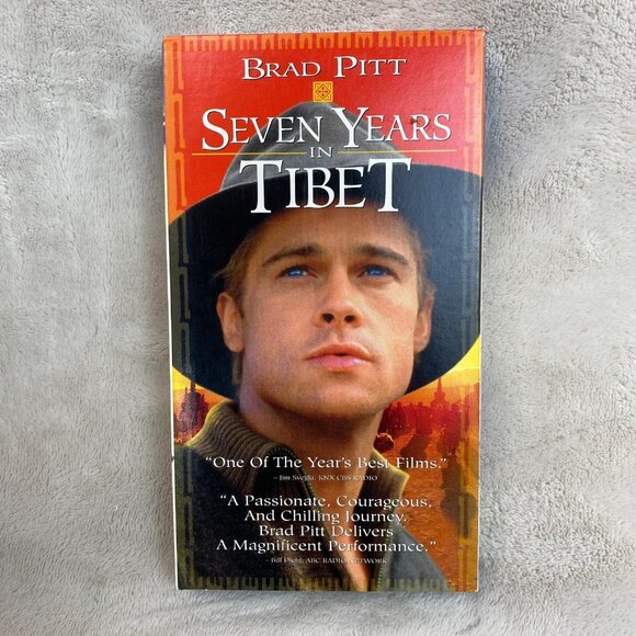 Seven Years in Tibet 1997 Brad Pitt David Thewlis Adventure Drama VHS Tape - Picture 1 of 2